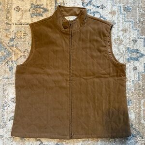 Casual Corner Annex Light Brown Vest SZ  XL
